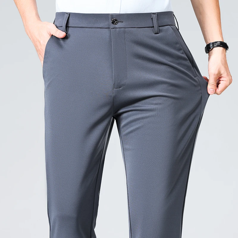 Men Formal Wear Outfits - Pantaloni sottili primavera estate Pantaloni da