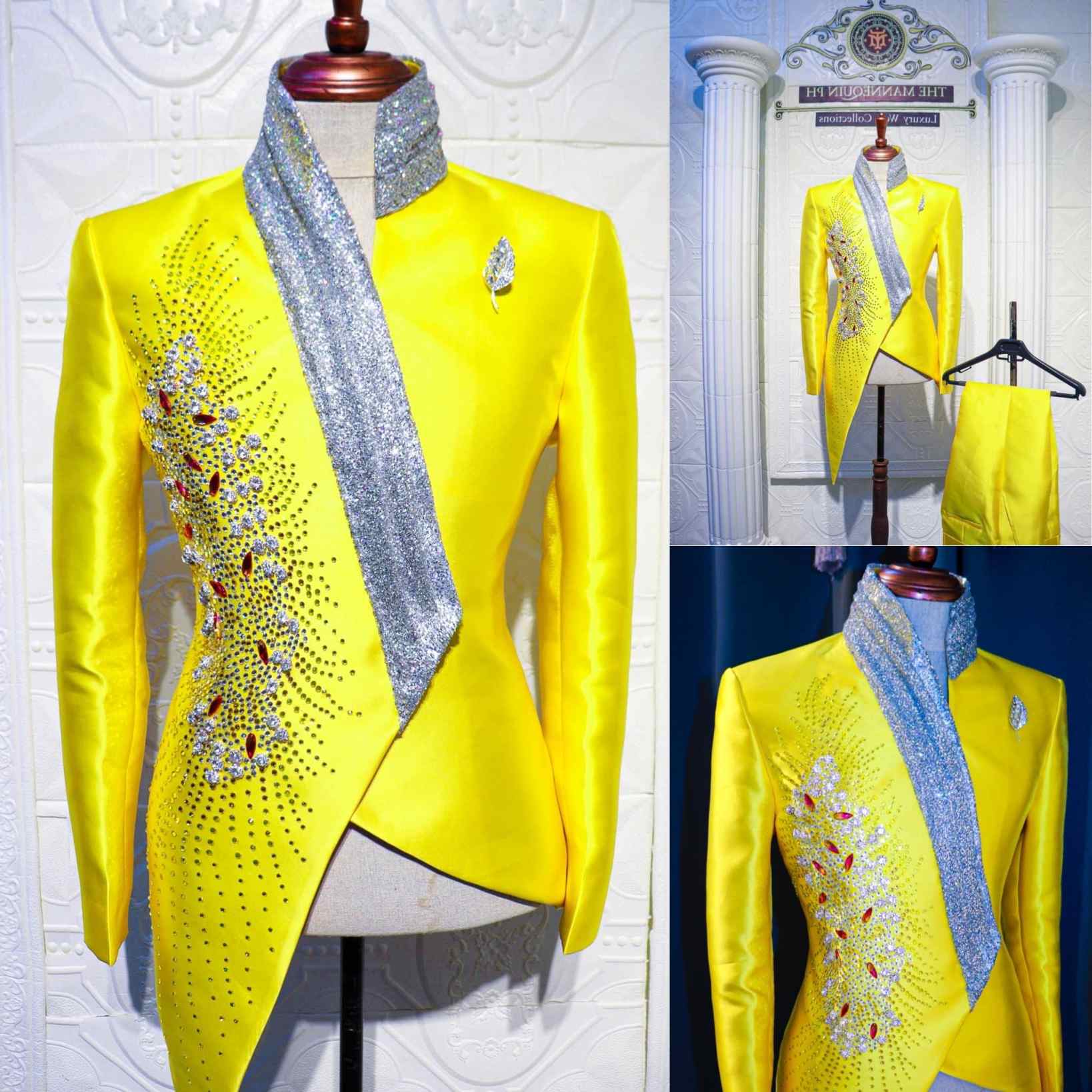 Formal Wear For Men Yellow - Smoking da sposa gialli alla moda