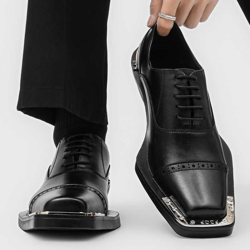 Men Formal Wear Look - Scarpe in pelle da uomo -