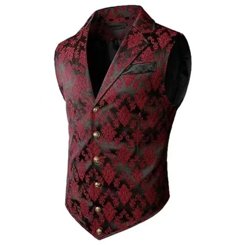 Gilet slim fit in stile retrò  - Men'S Formal Wear Waistcoat recensione e prezzo