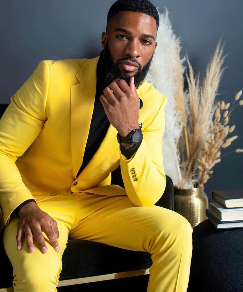 Abiti Gialli da Uomo Slim Fit  - Formal Wear For Men Yellow recensione e prezzo