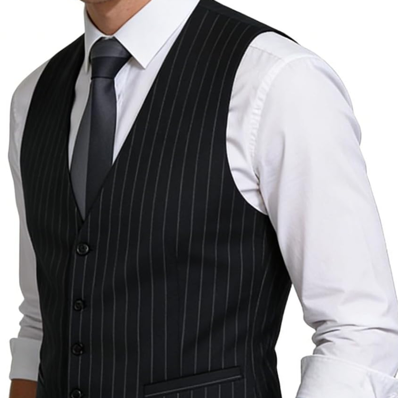 Gilet da uomo a righe per abit - Men'S Formal Wear Waistcoat recensione e prezzo
