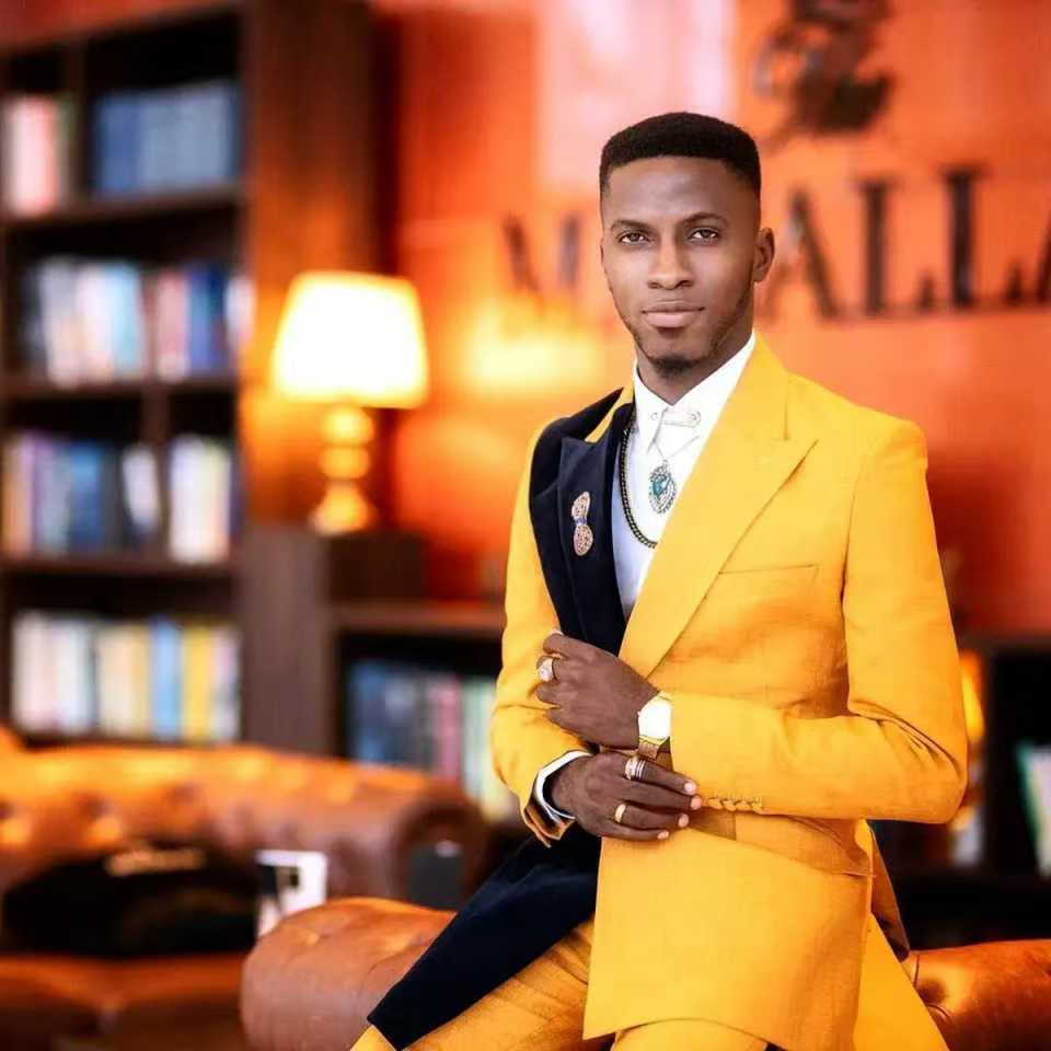 Completo da uomo nero giallo S - Formal Wear For Men Yellow recensione e prezzo