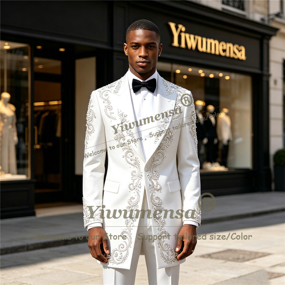Abito da Uomo con Perline di C - Men Formal Wear Wedding recensione e prezzo