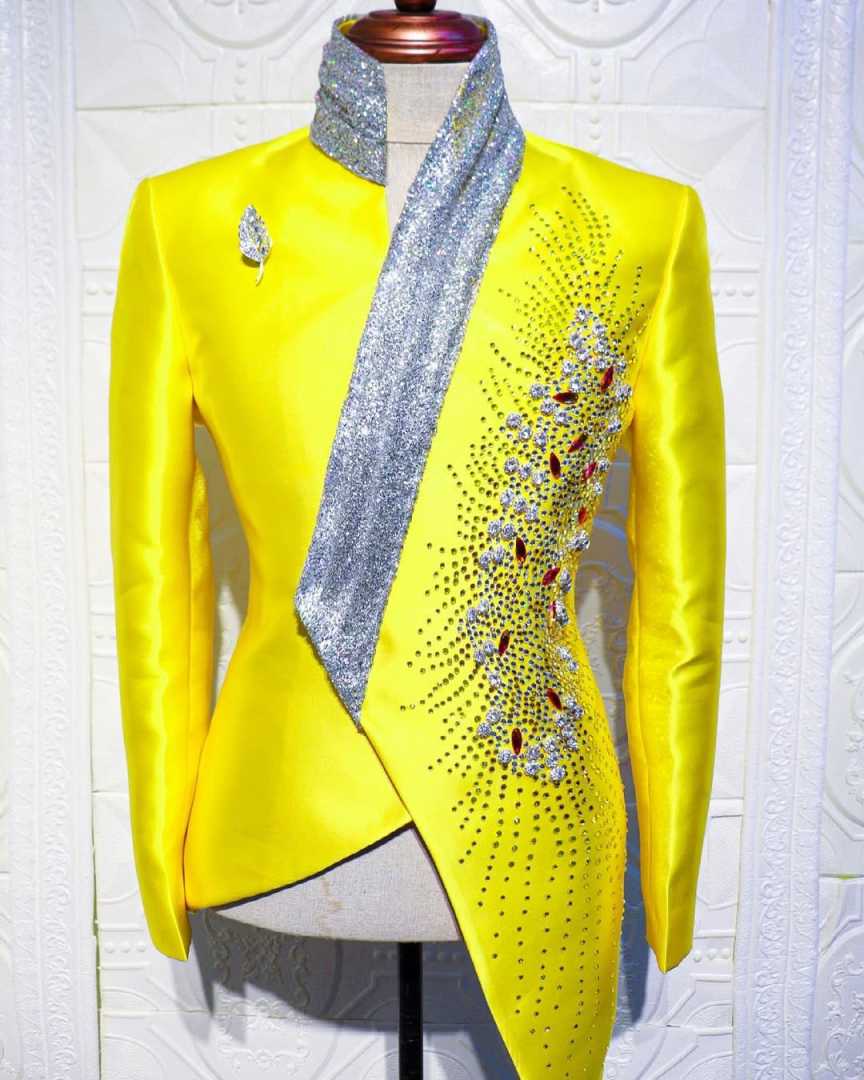 Smoking da sposa gialli alla m - Formal Wear For Men Yellow recensione e prezzo