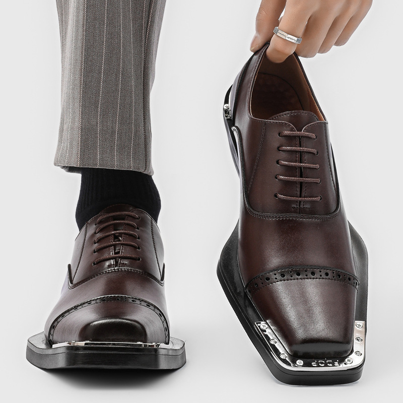 Scarpe in pelle da uomo - Stil - Men Formal Wear Look recensione e prezzo