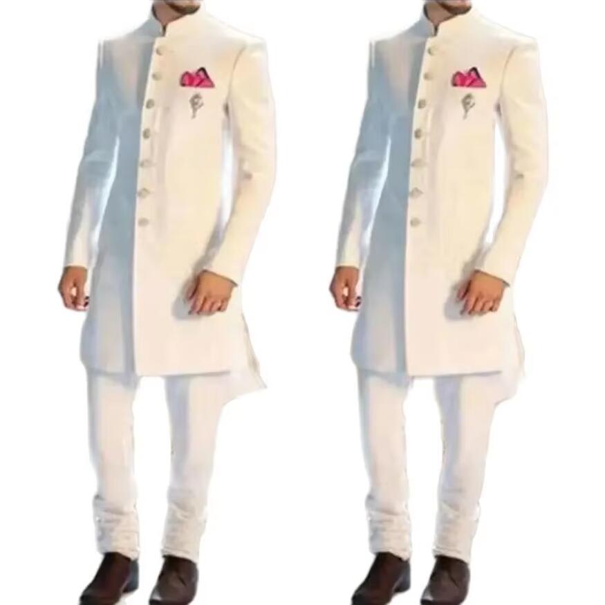 Nuovo Abito Classico Bianco da - Men Formal Wear Indian recensione e prezzo