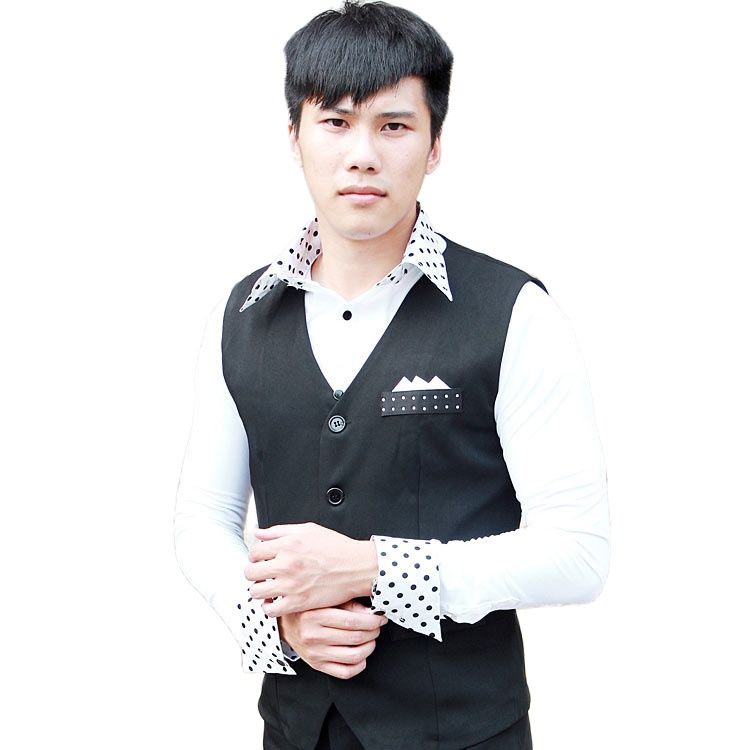 Gilet da ballo latino nero da  - Men'S Formal Wear Waistcoat recensione e prezzo