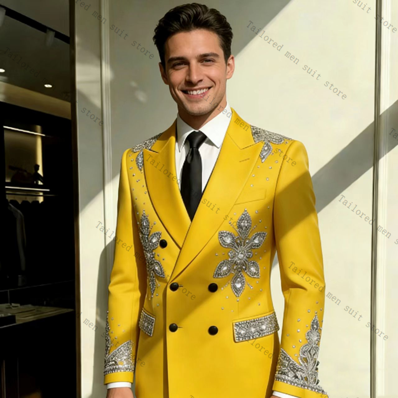 Completo Giallo da Uomo 2 Pezz - Formal Wear For Men Yellow recensione e prezzo