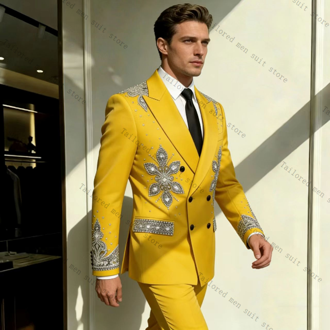 Completo Giallo da Uomo 2 Pezz - Formal Wear For Men Yellow recensione e prezzo