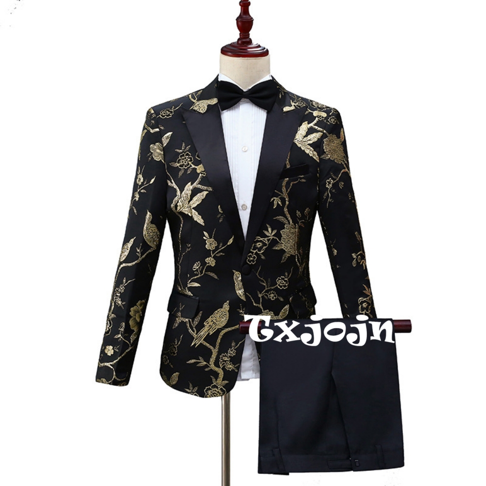 2026 Nuovo Squisito Jacquard V - Men Formal Wear Outfits recensione e prezzo