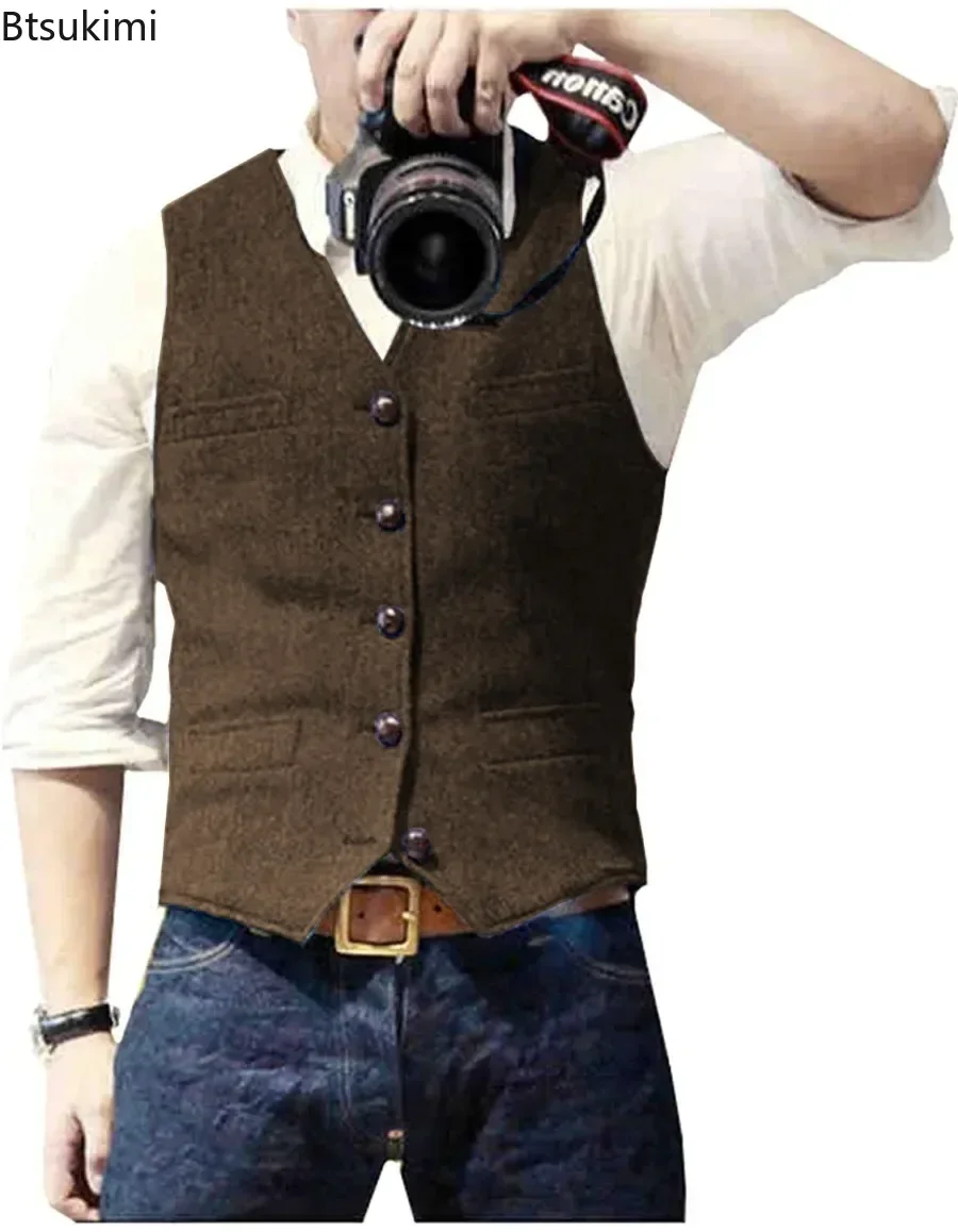 Gilet da uomo vintage 2026 con - Men'S Formal Wear Waistcoat recensione e prezzo