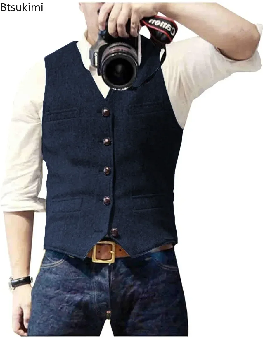 Gilet da uomo vintage 2026 con - Men'S Formal Wear Waistcoat recensione e prezzo