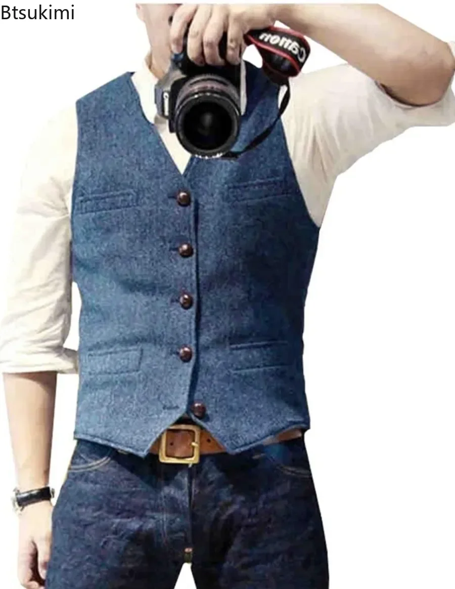 Gilet da uomo vintage 2026 con - Men'S Formal Wear Waistcoat recensione e prezzo