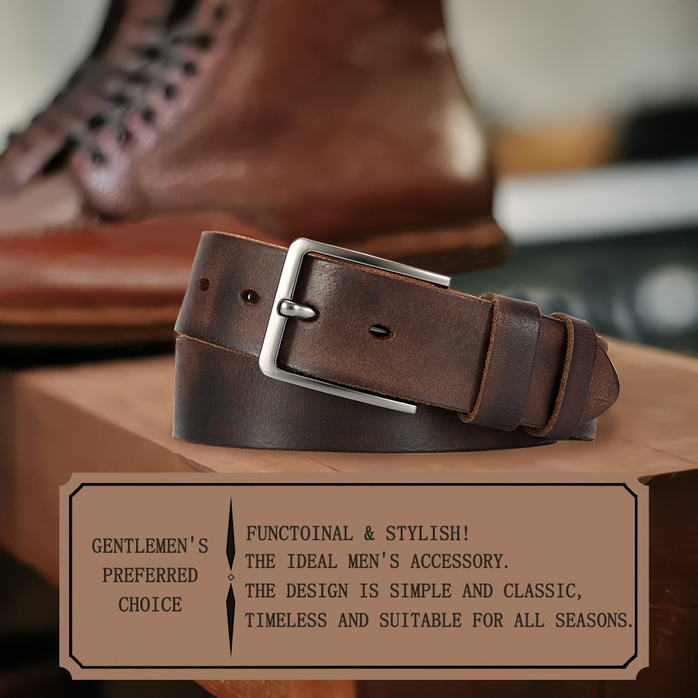 Cintura da Uomo in Vera Pelle  - Men Formal Wear Outfits recensione e prezzo