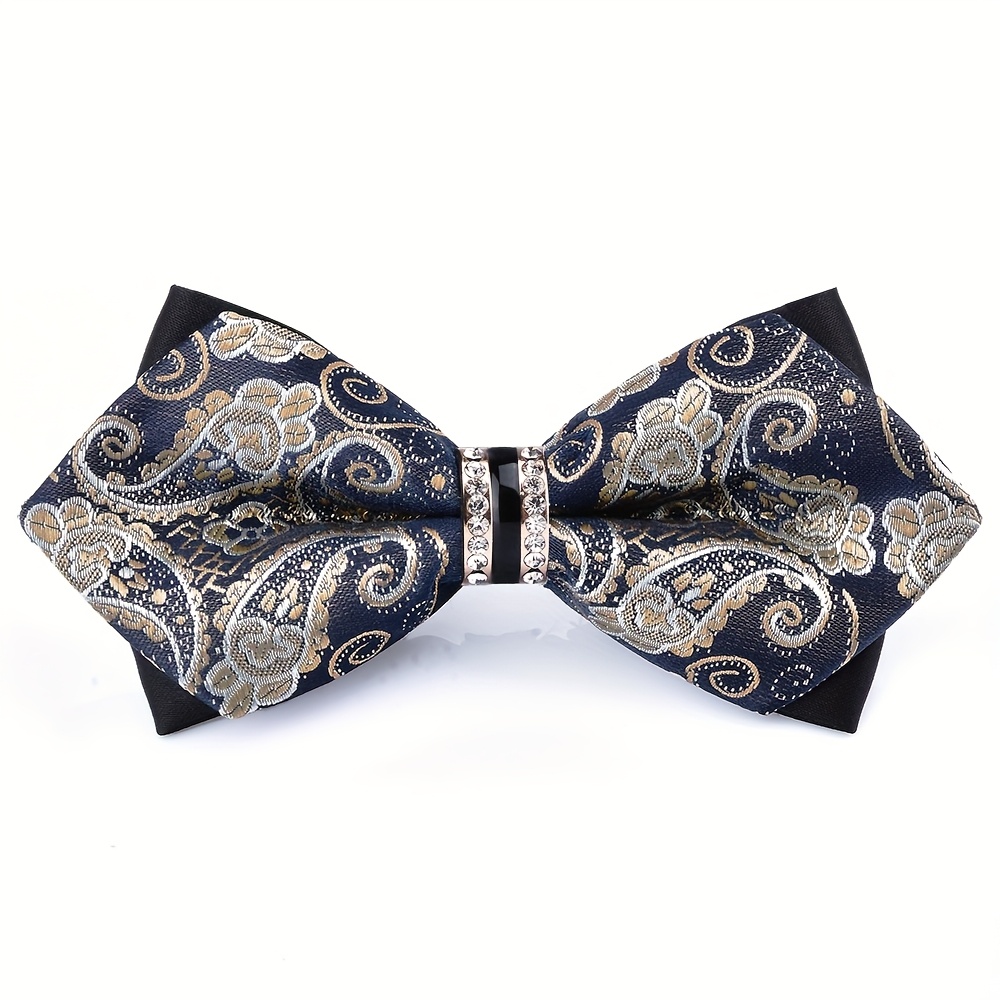 Papillon da uomo in raso jacqu - Formal Wear For Men Yellow recensione e prezzo
