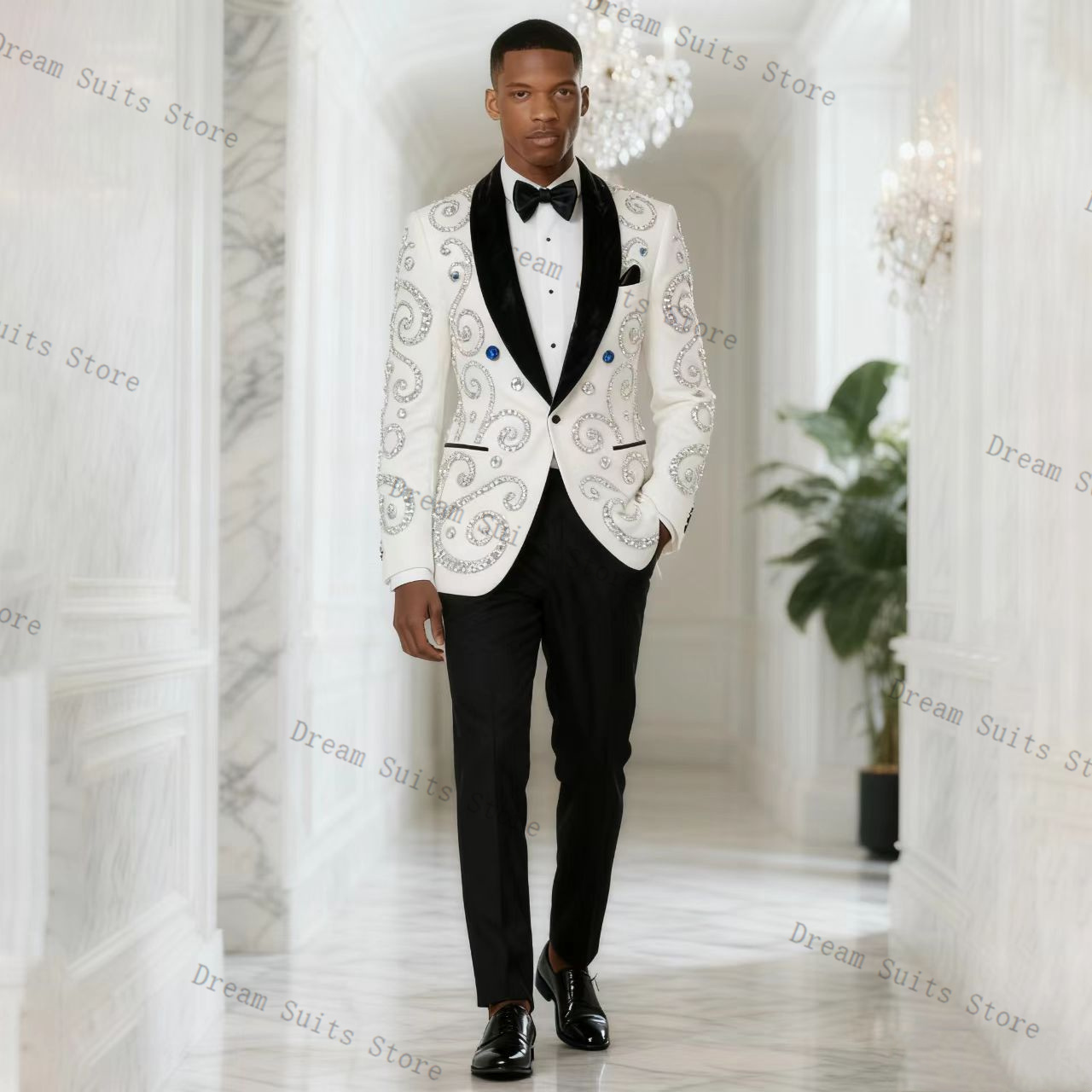 Completo da Uomo Bianco 2 Pezz - Men'S Formal Wear For Office recensione e prezzo