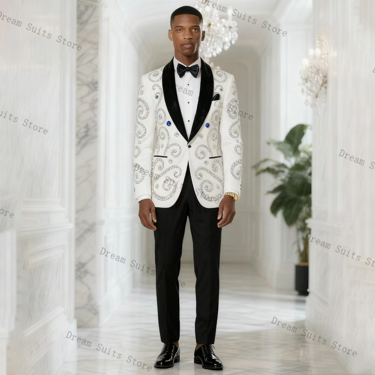 Completo da Uomo Bianco 2 Pezz - Men'S Formal Wear For Office recensione e prezzo