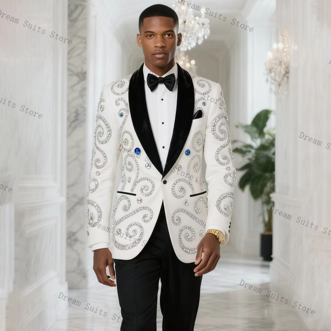 Completo da Uomo Bianco 2 Pezz - Men'S Formal Wear For Office recensione e prezzo